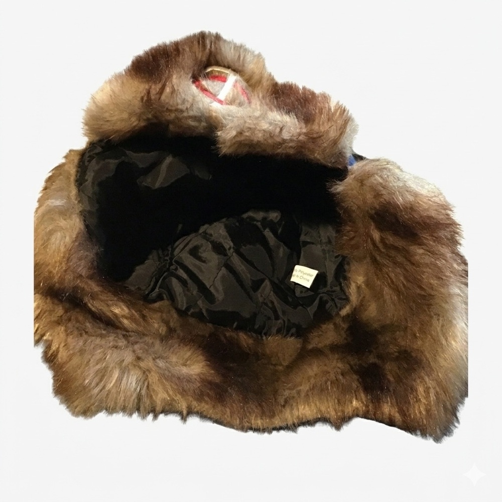 Minnesota Twins Trapper Hat Quilted Lining Faux Fur Bomber Cap Winter Spring - Picture 5 of 5